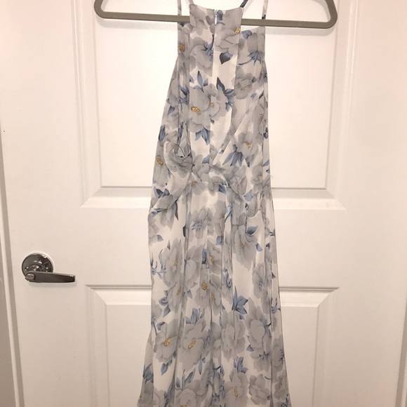 🌸 High Neck Lulus floral fit and flare dress- New - Picture 11 of 11